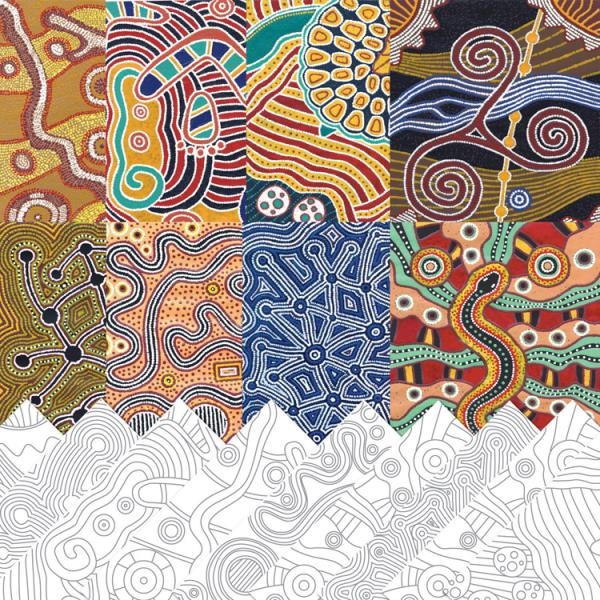 Image sur Papier aborigène